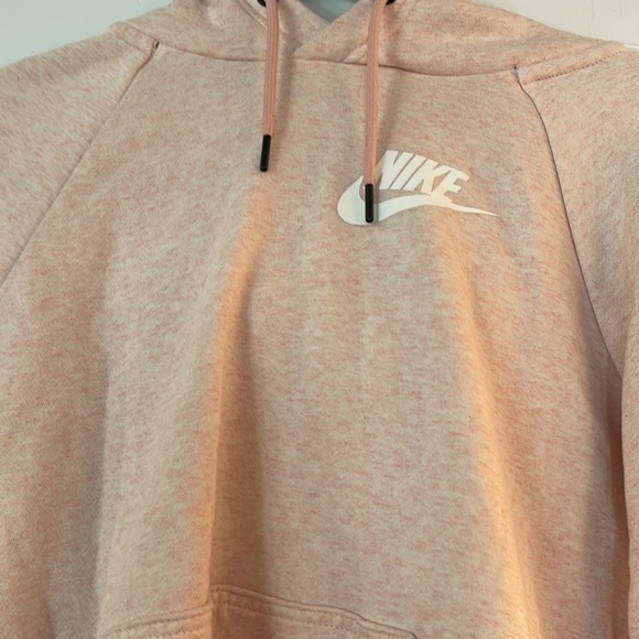 Nike small light pink blush  color hooded sweatshirt nwot - Picture 2 of 5